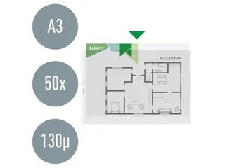 Showtas Leitz 4723 A3 4-gaats PP 0.13mm gestructureerd - 8