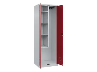 schoonmaakkast,HxBxD 1850x600x500mm,links 4vakken - 2