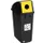 Afvalverzamelaar v. recyclebaar afval,1x58l,HxBxD 810x335x460mm