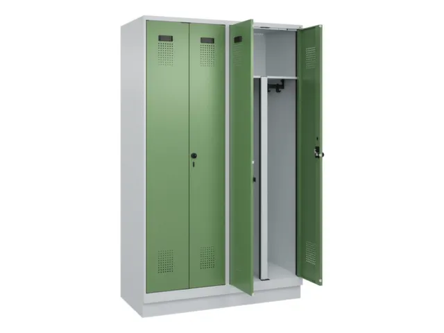 PBM-locker,HxBxD 1950x1200x500mm,4vak,vak B 300mm,draaigrendel