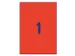 Gekleurde Etiketten Avery Zweckform 210x297mm A4 Rood 100 stuks