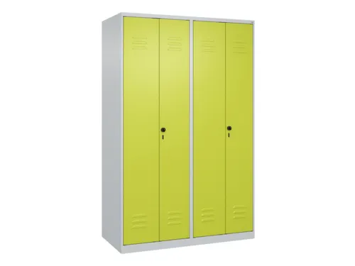 PBM-locker,HxBxD 1850x1200x500mm,4vak,vak B 300mm,draaigrendel