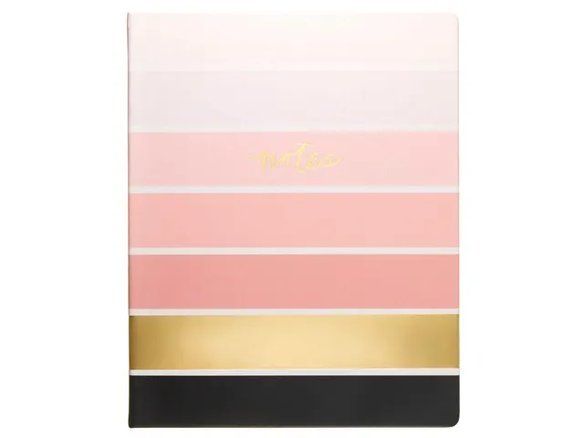 Notitieboek Èccolo Light Ombre Stripe lijn ca.20x25cm 80gr. 256pag.