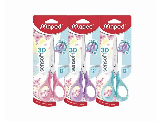 Schaar Maped Sensoft 16cm pastel assorti