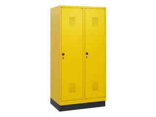 schoollocker,HxBxD 1630x800x500mm,2vak,vak B 400mm,draaigrendel,sokkel - 2