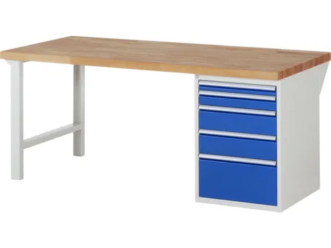 werkbank,HxBxD 890x2000x900mm,beukblad,draagverm. 750kg