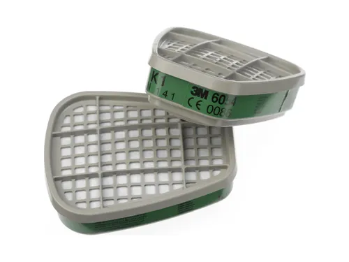 3M 6054 gasfilter, merkspecifieke bajonetaansluiting, set van 2 stuks