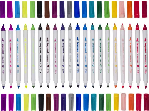 Bruynzeel kids Super Point viltstiften set 20 kleuren