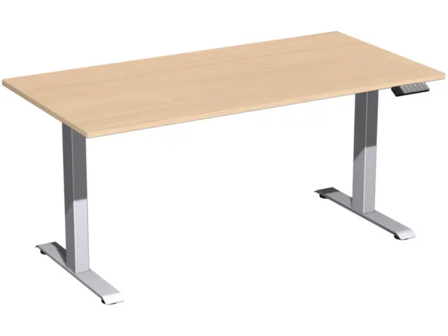 Bureau à hauteur réglable élec. HxlxP 630-1280x1600x800mm