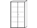 kantoorkast,HxBxD 1920x1200x430mm,decor romp beuken,decor front noten
