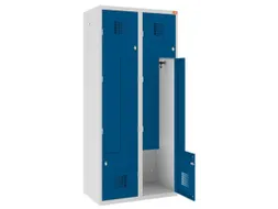 Z-garderobekast,HxBxD 1800x800x500mm,draaigrendel,romp RAL7035