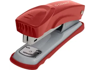 Q-connect Nietmachine Metaal Half Strip 25vel Rood - 3