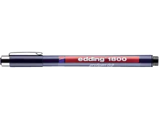 Fineliner edding 1800 zwart assorti set - 4