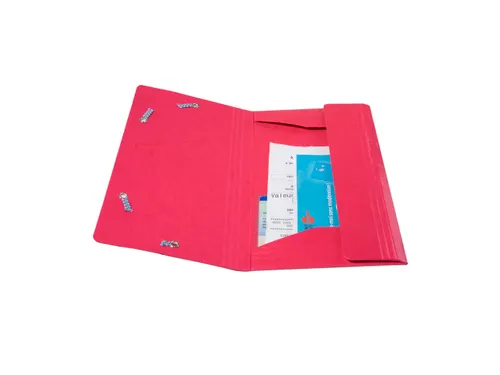 Elastomap 1928 met 3 kleppen ft DL Assorti kleuren karton