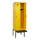locker met bank,HxBxD 2120x600x815mm,2vak,vak B 300mm,draaigrendel
