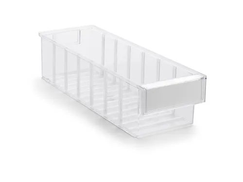 Transparante Assortimentsdoos Hxbxd 100x132x400mm Polystyreen