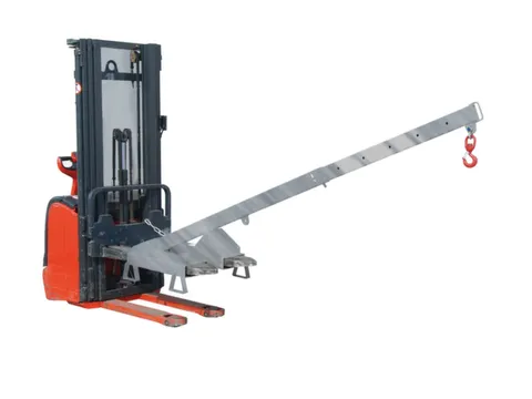 Kraanarm Telescoop Arm Neiging 25° Steunpoten L 1600mm 1t Verzinkt