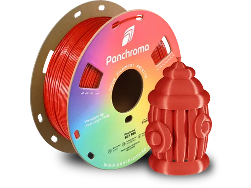 Polymaker 3D printer Filament Panchroma PLA Silk 1,75mm Rood 1kg
