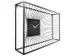 Horloge murale Nextime45x45x15 noir métal Vasco
