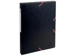 elastobox Exabox zwart A4 rug van 25mm karton