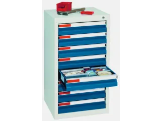 ladekast,HxBxD 900x500x500mm,8lade(n),centr. vergrendeling - 2