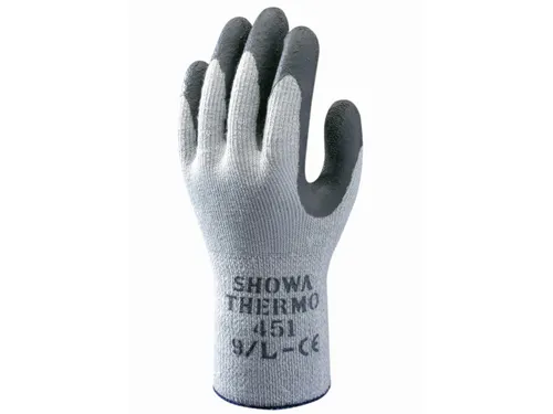 Showa Thermo Grip 451 koudebestendige handschoenen, grijs, maat 9, per