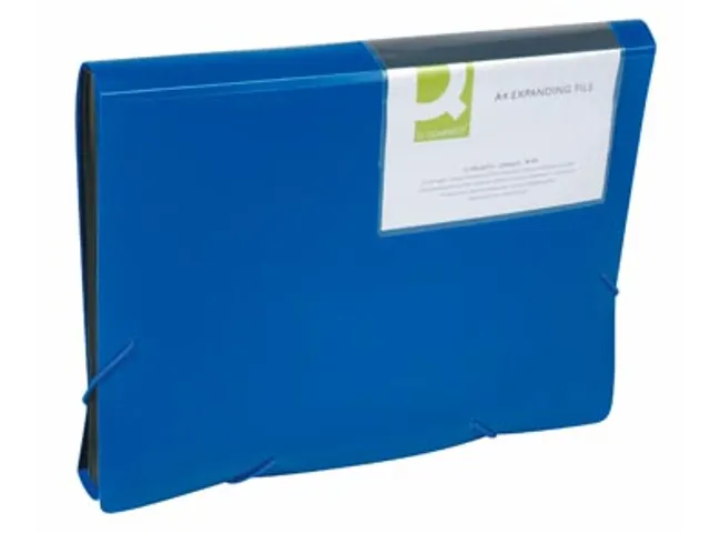 Voorordner A4 PP 13 Vaks Elastieksluiting Blauw