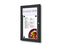 Outdoor Menubord Met Logo Paneel 1xA4 Staand