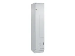 Z-garderobekast,HxBxD 1950x400x500mm,vak B 200/400mm,draaigrendel