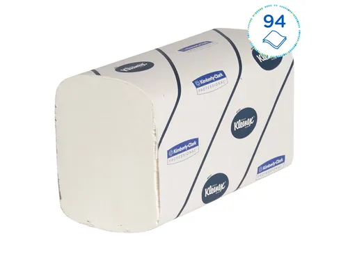 Handdoek Kleenex Ultra i-vouw 2-laags 21,5x41,5cm 30x94stuks wit 6772