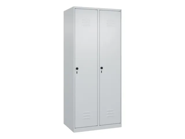 locker,HxBxD 1850x800x500mm,2vak,vak B 400mm,draaigrendel