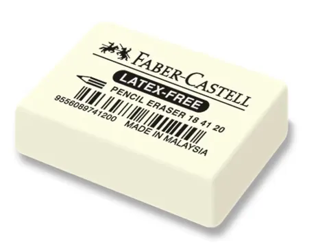 Gomme Faber Castell 7041 40x27x13mm blanc