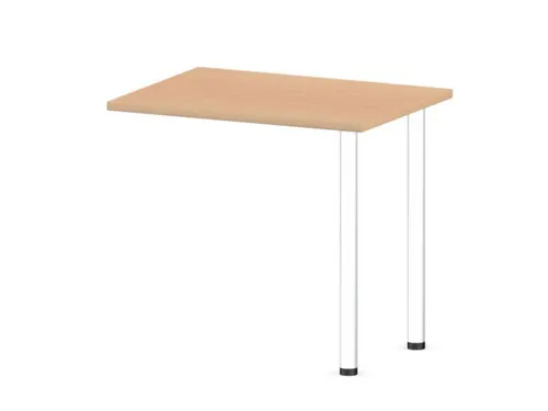 aanbouwtafel,i.h.v.,HxBxD 720-840x800x600mm,NE-esdoorn