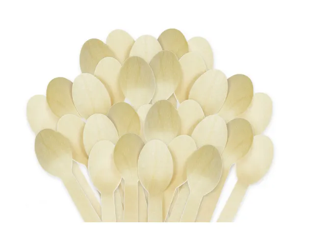 Cuillère bois Kangaro 200 pièces 160mm biodégradable