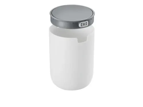 Tafelafvalbak EKO Fandy 2 met Swing deksel 1.5 liter Wit