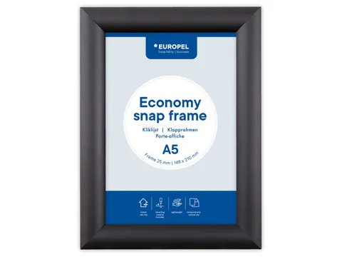 Kliklijst Europel Economy A5 25Mm Zwart