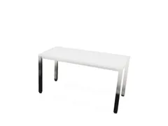 vergadertafel,HxBxD 740x1400x700mm,rechthoekig,Bl-wit