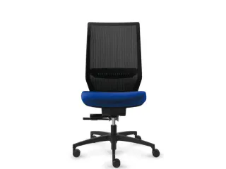 Dauphin Bureaustoel Shapemesh Plus met synchroonmechanisme Blauw - 1