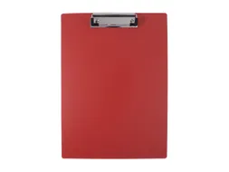 klembord A4 rood met sterke klem