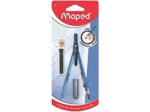 Penpasser Maped 3-delig assorti