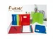 Elastomap 3 kleppen polypropyleen 7/10de Forever PP - A4-Anijsgroen -
