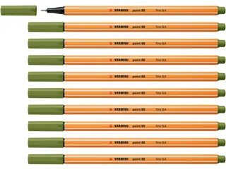 Fineliner STABILO point 88/35 fijn mosgroen - 7