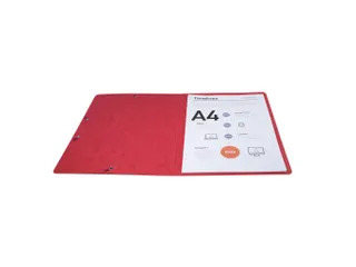 Elastomap zonder klep gegaufreerd glanskarton Scotten 600g/m2 A4 Rood - 1