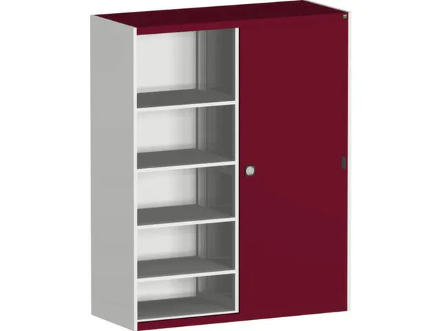 schuifdeurkast 2000x1600x650mm Stalen scheidingswand Ral7035 Ral3004