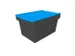 Herbruikbare containers HxLxB 340x610x400mm 58l PP-regeneraat blauw