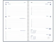 Agendavulling 2026 Ryam Memoplan 7 7dagen/2pagina's wit