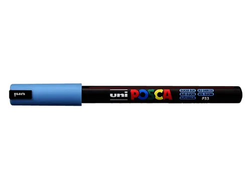 Verfstift Posca PC1MR Extra Fijne punt 0,7mm IJsblauw