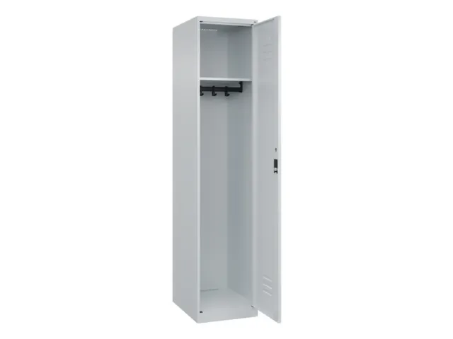 locker,HxBxD 1850x400x500mm,1vak,vak B 400mm,cil.-slot,staand op vloer