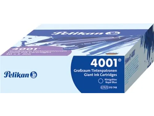 Pelikan Grote Inktpatronen 4001 Koningsblauw