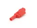 IEC1010 Banaanplug 4mm Insteekbaar - Rood